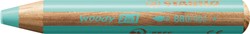 Kleurpotlood STABILO 880 woody 3 in 1 pastel blauw 1 Stuk