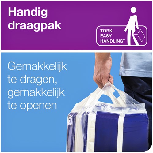 Handdoek Tork H2 Advanced 2laags 212x340mm wit 21 pak-2