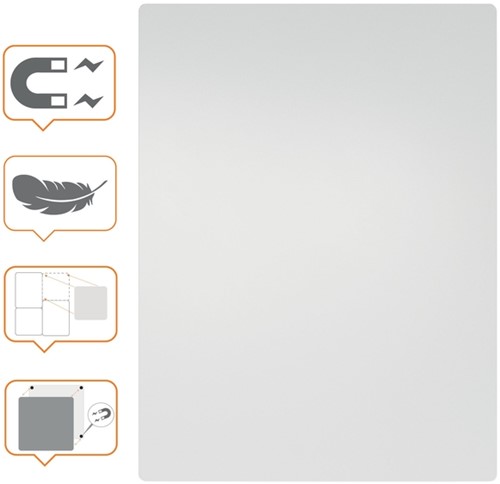 Whiteboard Nobo frameloos modulair 60x45cm 1 Stuk-7