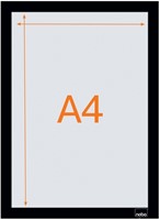 Infokader Nobo zelfklevend A4 zwart 2 Stuk-6