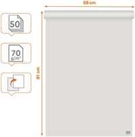 Flipoverpapier Nobo gerecycled 58x81cm dubbelzijdig plano 50vel-5