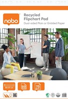 Flipoverpapier Nobo gerecycled 58x81cm plano 1 Stuk