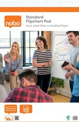 Flipoverpapier Nobo standaard 65x95cm dubbelzijdig plano 50vel