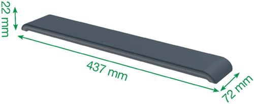 Polssteun Leitz Ergo verstelbaar grijs 1 Stuk-1