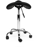 Zadelkruk Office medium harde wielen zw 1 Stuk-1