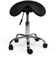 Zadelkruk Office laag harde wielen zw 1 Stuk-2