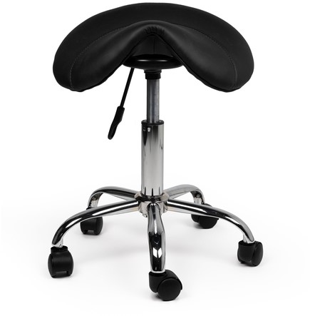 Zadelkruk Office laag harde wielen zw 1 Stuk-2