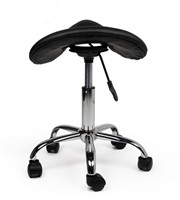 Zadelkruk Office laag harde wielen zw 1 Stuk-2