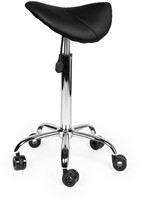 Zadelkruk Office hoog harde wielen zw 1 Stuk-3