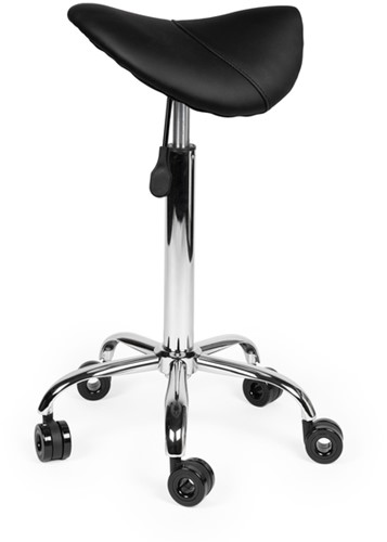 Zadelkruk Office hoog harde wielen zw 1 Stuk-3