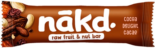 Fruit notenreep NAKD cocoa delight 18x35 gram 35 Gram-2