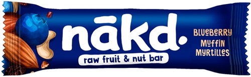 Fruit notenreep NAKD blueberry muf 18x35 gram 35 Gram-2