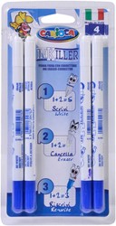 Viltstift Carioca Inkiller met wisser set 4 stuks 4 Stuk