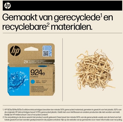 Inktcartridge HP 4K0U7NE 924E Evomore blauw 1 Stuk-3