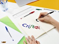 Balpen Bic Cristal medium zwart-1