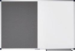 Combibord Legamaster UNITE grijs-whitebrd 60x90cm 1 Stuk