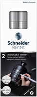 Viltstift  Schneider Paint-it 2.0-0.8mm mtl chrome 2 Stuk-2