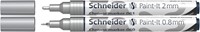 Viltstift  Schneider Paint-it 2.0-0.8mm mtl chrome 2 Stuk-3