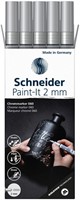 Viltstift  Schneider Paint-it 2.0mm mtl chrome 1 Stuk-1