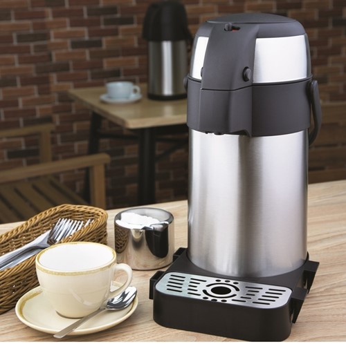 Thermoskan Olympia met pomp 2.5 liter rvs 1 Stuk-1