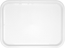 Dienblad Olympia Kristallon 45x35 cm PP wit 1 Stuk