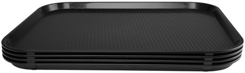 Dienblad Olympia Kristallon 45x35 cm PP zwart 1 Stuk-2