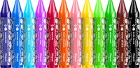 Waskrijt Maped Jungle Fever Jumbo set a 12 kleuren 12 Stuk-2