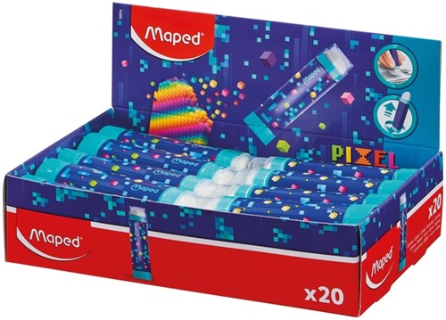 Gum Maped Pixel Party in tube display a 20 stuks 1 Stuk
