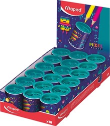 Puntenslijper Maped Pixel Party display 18 stuks 1 Stuk