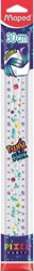 Liniaal Maped Pixel Party Twist 'n Flex 30cm transparant