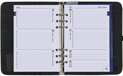 Organizer Kalpa A5 + ag25-26 7d/2p nerf zwart 1 Stuk-3