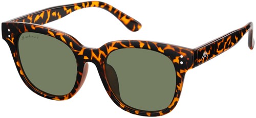 Zonnebril Montana groen G15 polar glas glans turt 1 Stuk-2