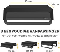 Monitorstandaard Fellowes Breyta zwart 1 Stuk-3