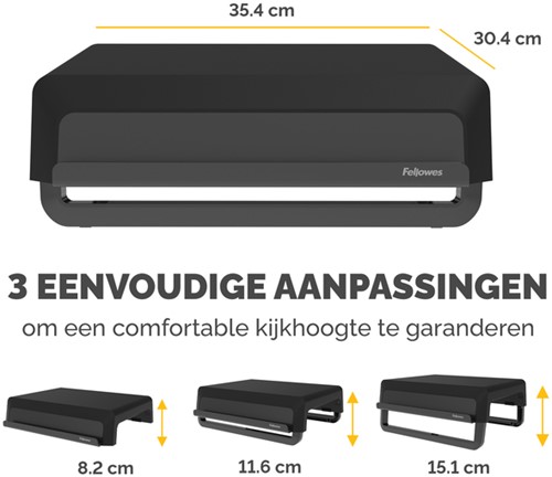 Monitorstandaard Fellowes Breyta zwart 1 Stuk-3