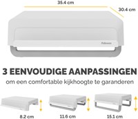 Monitorstandaard Fellowes Breyta wit 1 Stuk-3