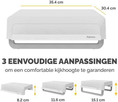 Monitorstandaard Fellowes Breyta wit 1 Stuk-3