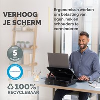 Laptopstandaard Draagtas Fellowes Breyta zwart 1 Stuk-2
