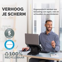 Laptopstandaard Fellowes Breyta zwart 1 Stuk-1