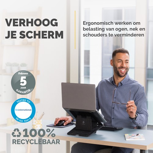 Laptopstandaard Fellowes Breyta zwart 1 Stuk-1