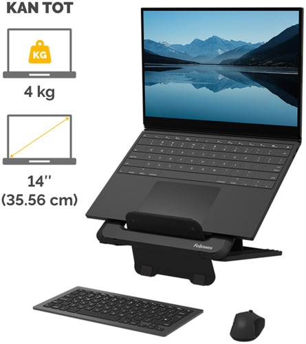 Laptopstandaard Fellowes Breyta zwart 1 Stuk-2