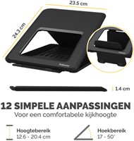 Laptopstandaard Fellowes Breyta zwart 1 Stuk-3