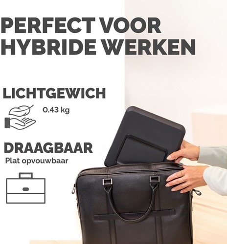 Laptopstandaard Fellowes Breyta zwart-4