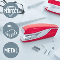 Nietmachine Leitz NeXXt metaal 30 vel rood 1 Stuk-2