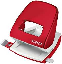 Perforator Leitz WOW 5008 NeXXt  metaal 30 vel rood