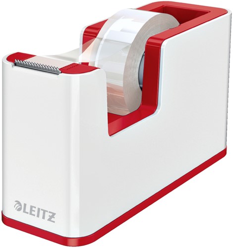 Plakbandhouder Leitz WOW wit/rood