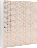 Fotoalbum Exacompta 29x32cm 60pag Néo Déco wit 1 Stuk