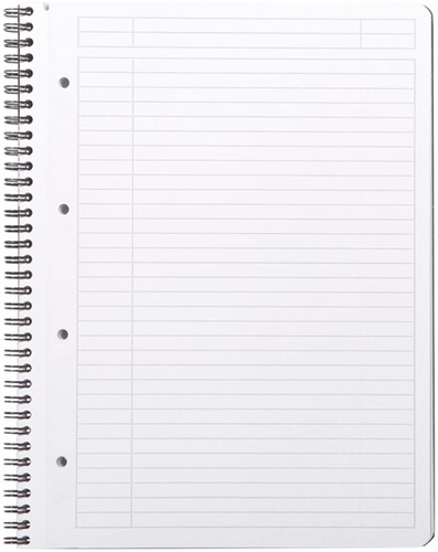 Notbk Rhodia Greenbook A4+ lijn 4-g 180pag zwart 1 Stuk-3
