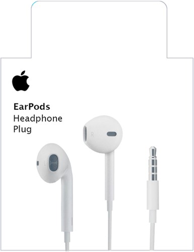 Apple EarPods 3.5mm Connector Wit 1 Stuk