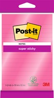 Memoblok 3M Post-it 4645 SS 101x152mm lijn roze 1 Stuk