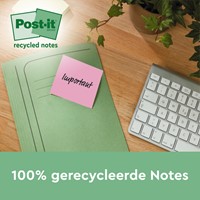 Memoblok 3M Post-it 654 RSSCOL 76x76mm assorti kleur 3+1 gratis-2